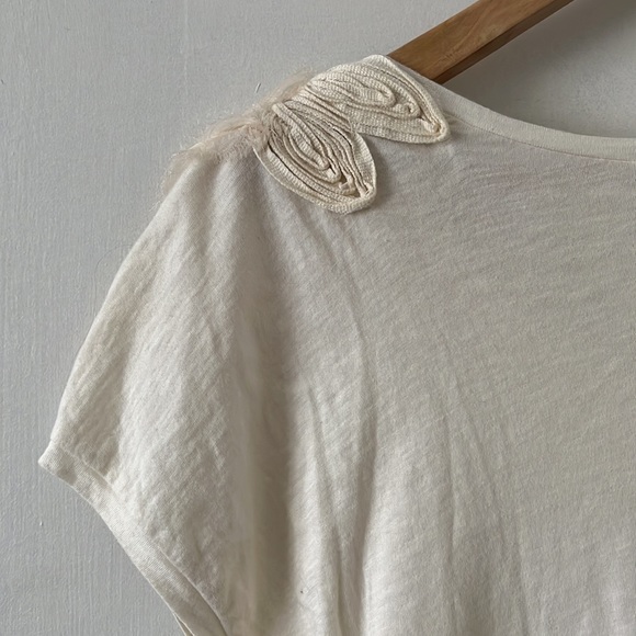 LUSH Shirt with floral embellishment M - Picture 5 of 6